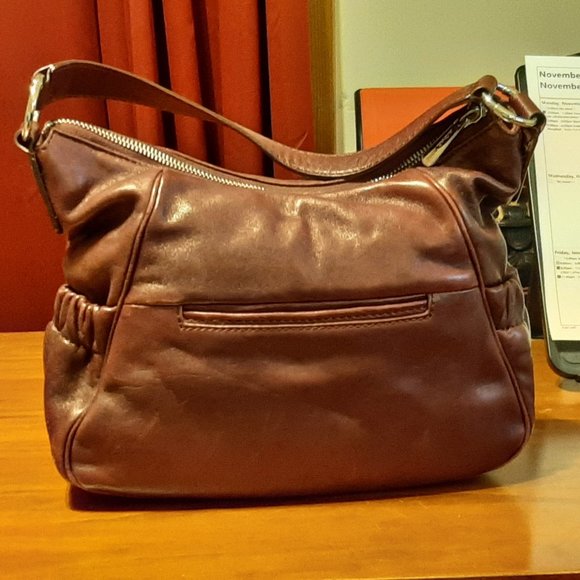 Michael Kors Brown Leather Shoulder Strap Bag - like new - Picture 3 of 5